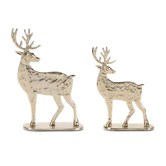 Metal Deer Décor Set